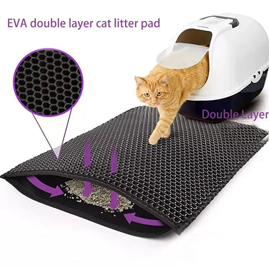 Cat Double Layer Litter Mat